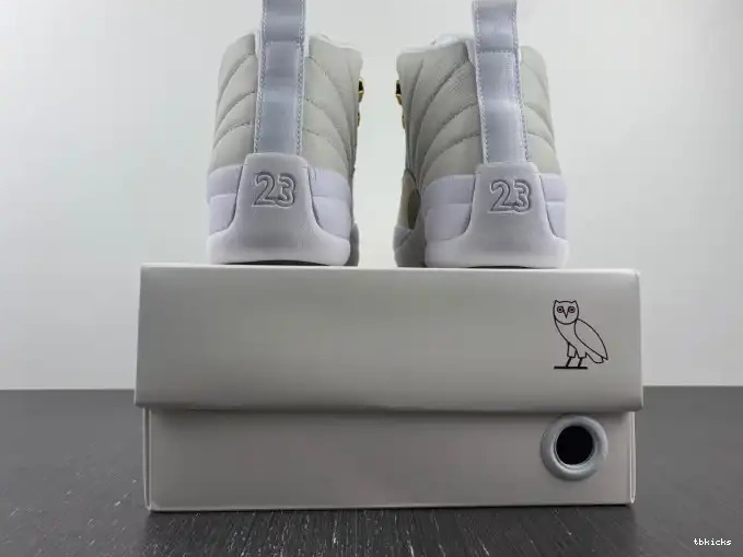 Cheap TBK OVO White Jordan 873864-102 12 Retro 0615